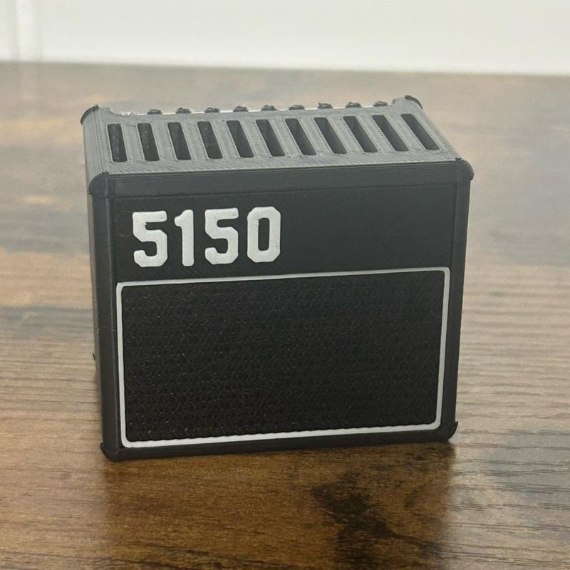 Mini Guitar Amp Pick Holder β 3D Printed, Fits 11 Picks, Perfect Gift for Guitarists!