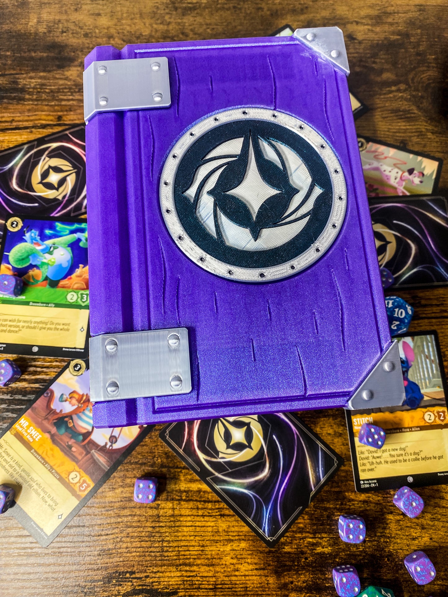 Lorcana Themed Book Deck Box