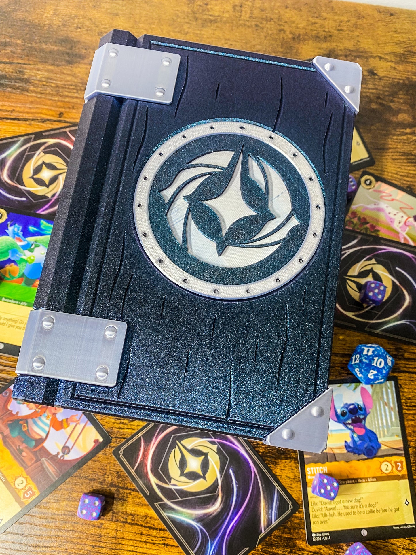 Lorcana Themed Book Deck Box