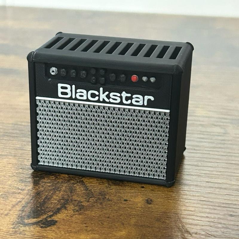 Mini Guitar Amp Pick Holder β 3D Printed, Fits 11 Picks, Perfect Gift for Guitarists!