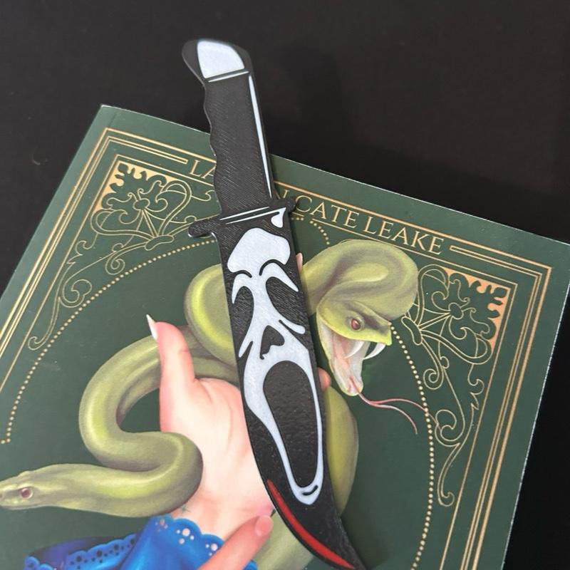 Iconic Horror Movie Knife Bookmarks - 3D Printed Design for Horror Fans - Perfect Gift for Fans of Horror Movies