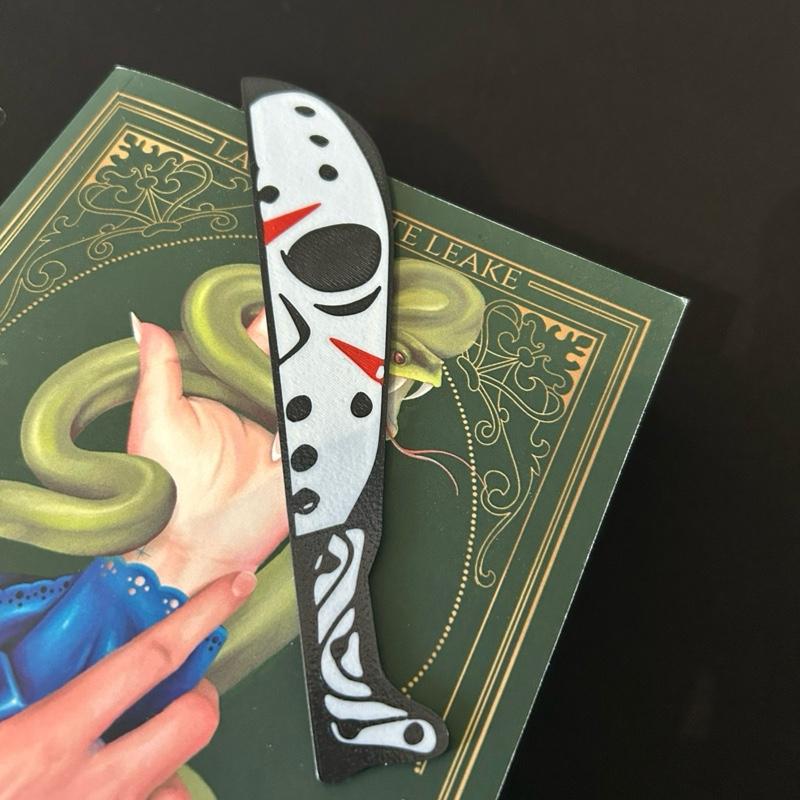 Iconic Horror Movie Knife Bookmarks - 3D Printed Design for Horror Fans - Perfect Gift for Fans of Horror Movies