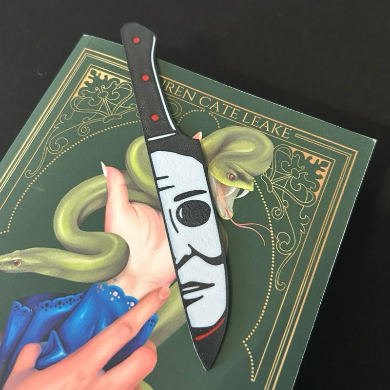 Iconic Horror Movie Knife Bookmarks - 3D Printed Design for Horror Fans - Perfect Gift for Fans of Horror Movies