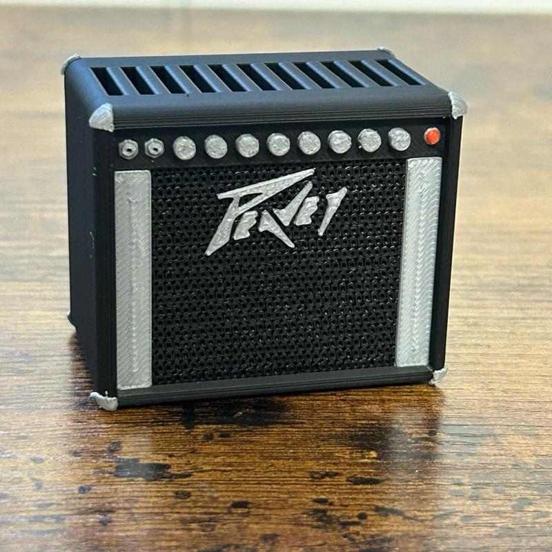 Mini Guitar Amp Pick Holder β 3D Printed, Fits 11 Picks, Perfect Gift for Guitarists!