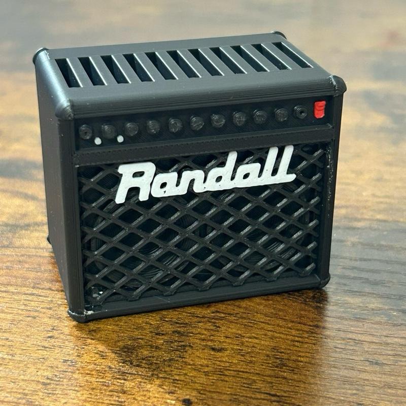Mini Guitar Amp Pick Holder β 3D Printed, Fits 11 Picks, Perfect Gift for Guitarists!