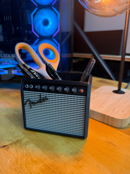 Guitar Amp Desk Organizer, Guitar Accessory Holder, Pen Holder, Capo Storage, Musician Gift, Studio Decor